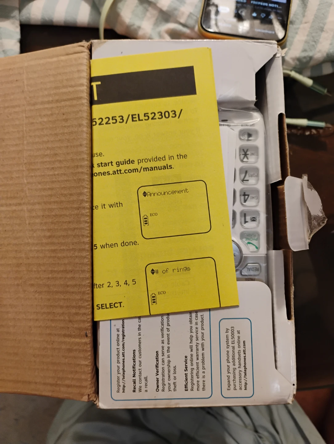 AT&T 2-Handset Cordless Answering System - photo 3