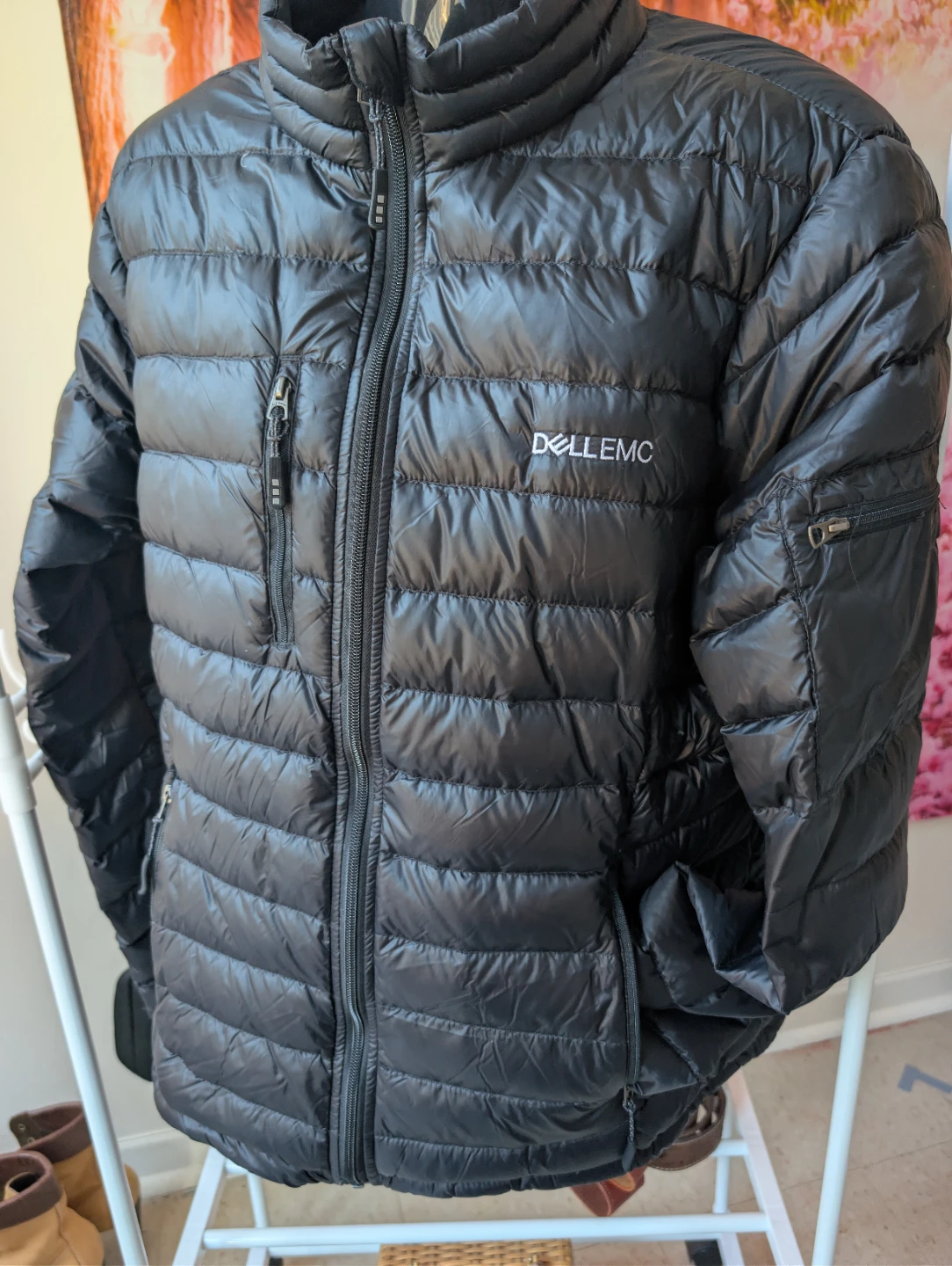 Black Dell EMC Puffer Jacket