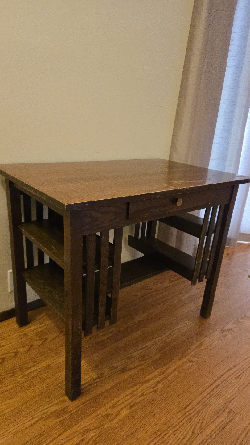 Mission-Style Wooden Desk