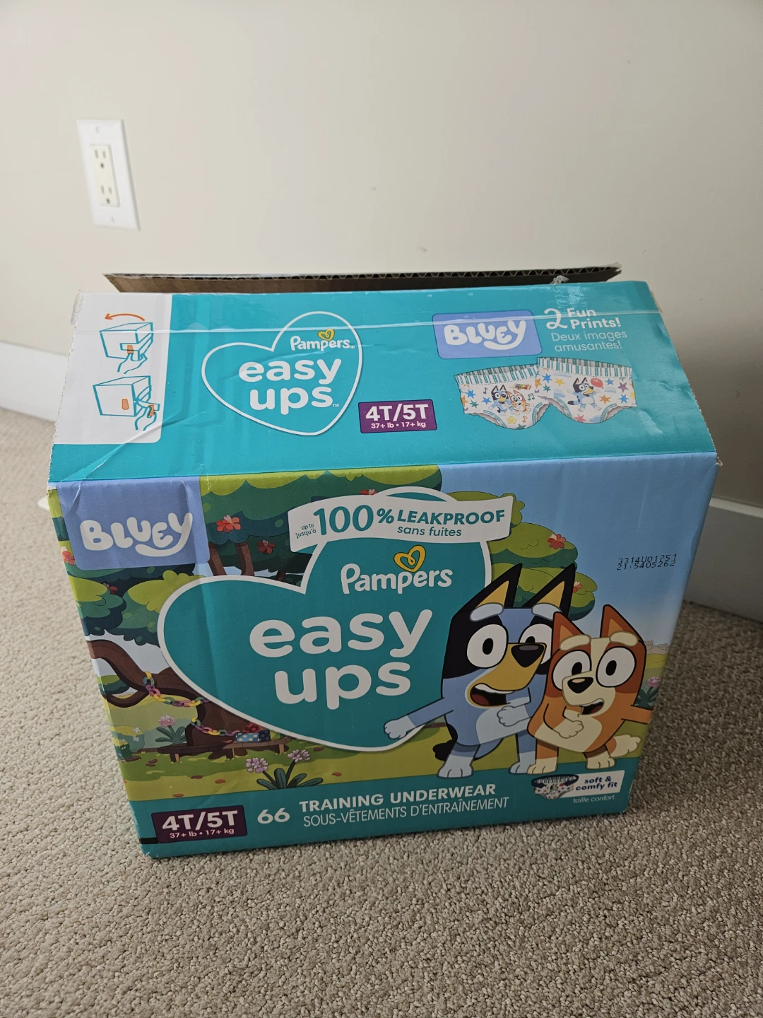 Pampers Easy Ups Training Underwear 4T/5T