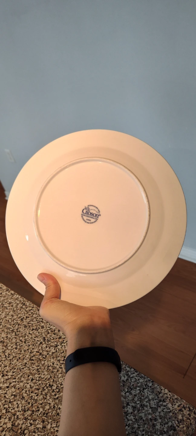 Gibson White Ceramic Dinner Plate - photo 4