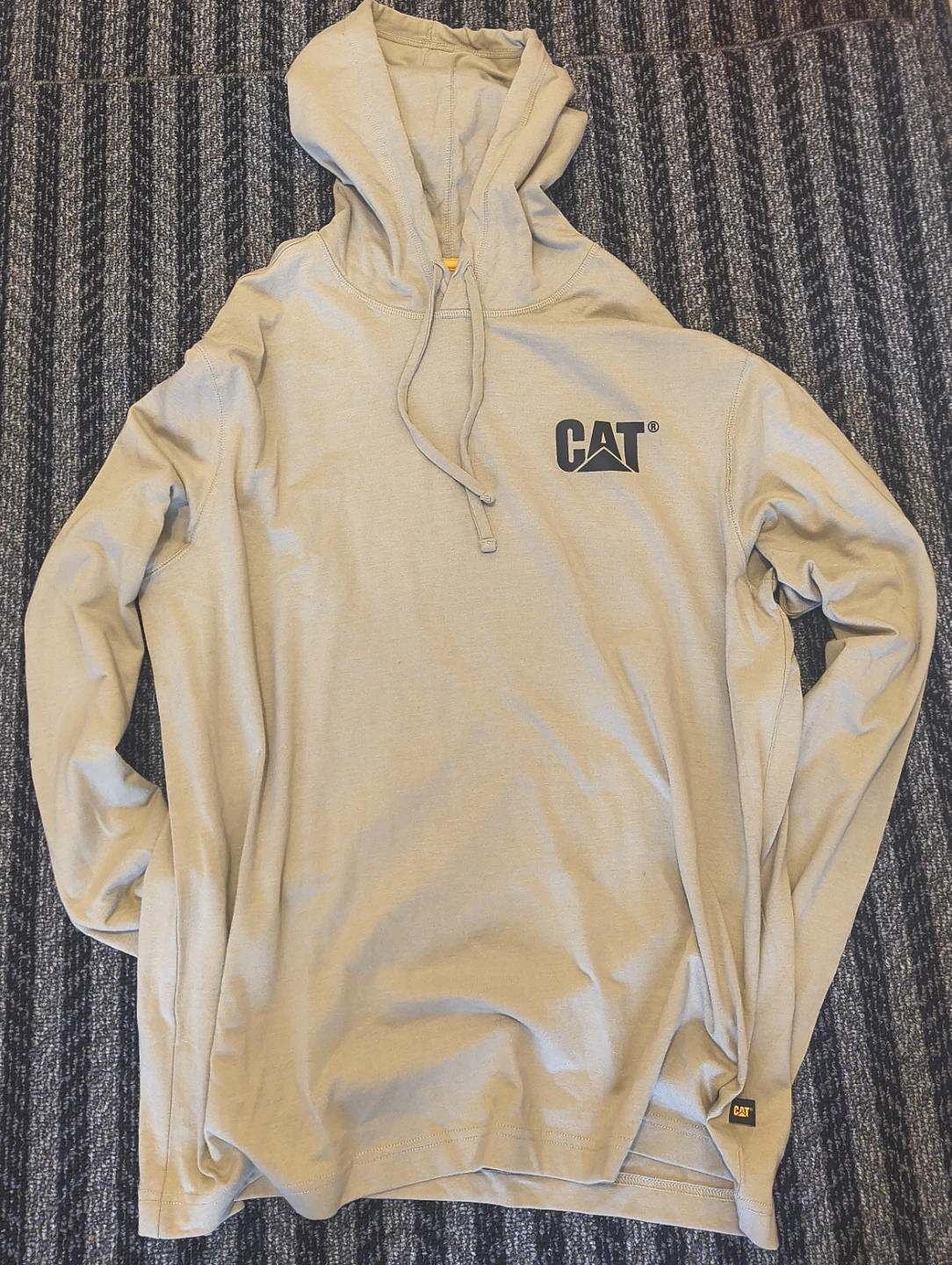 CAT Beige Hoodie Size L/G