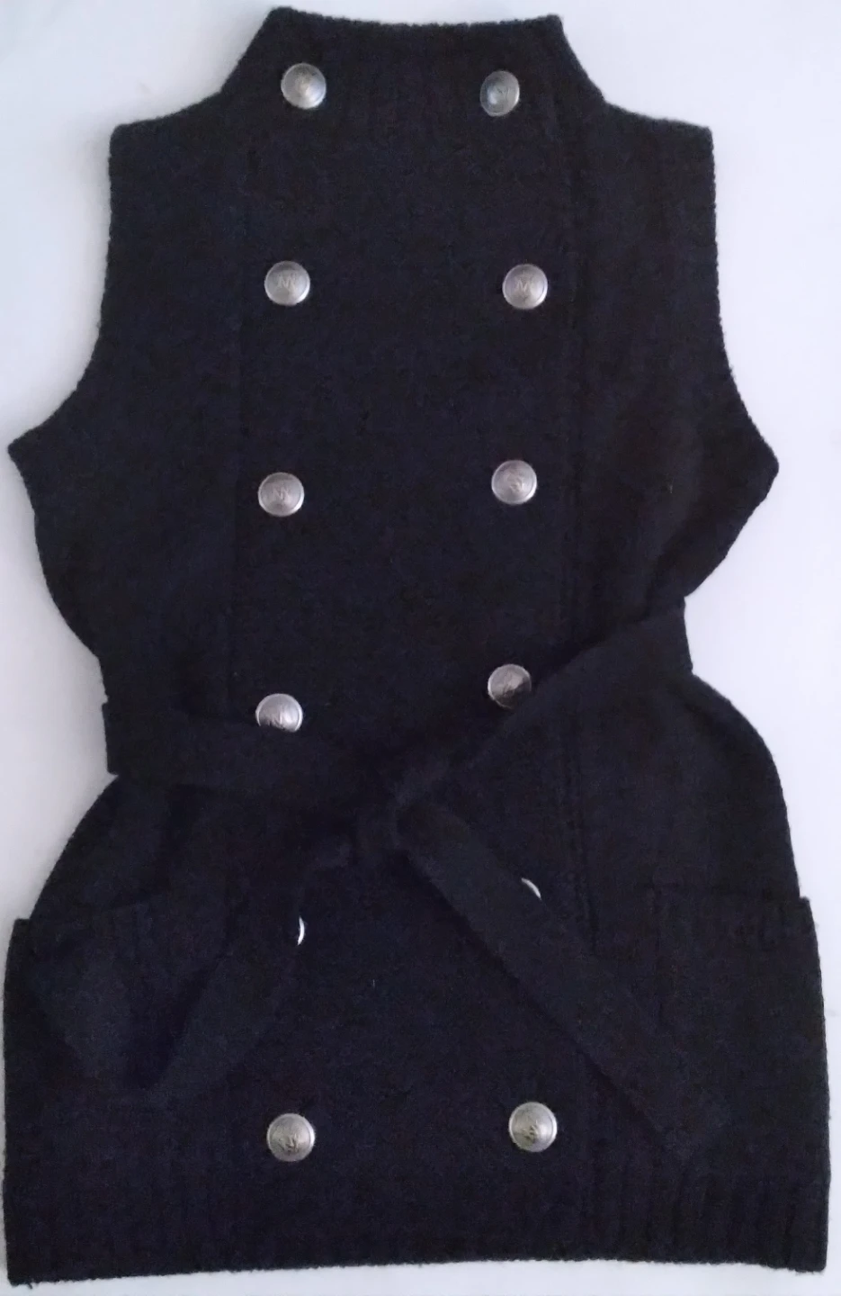 Club Monaco Black Merino Wool Vest S - photo 3