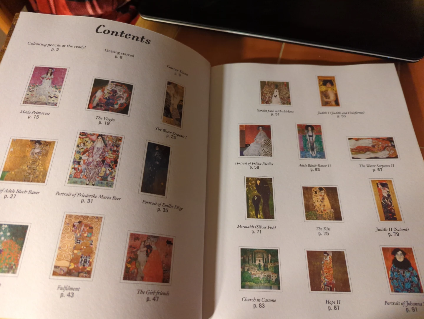Gustav Klimt Adult Colouring Book - photo 3