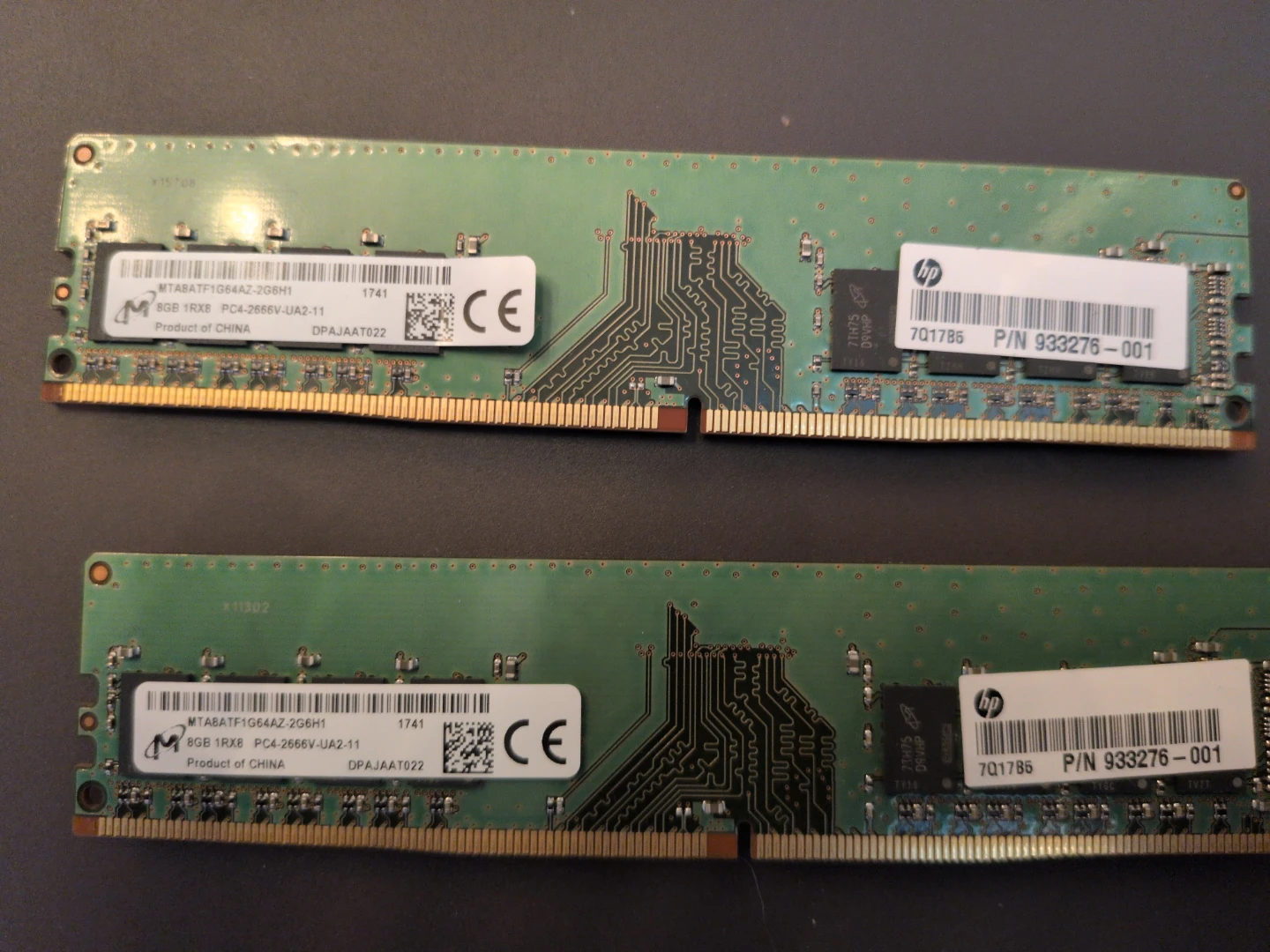 2x 8GB Micron DDR4 RAM - photo 2