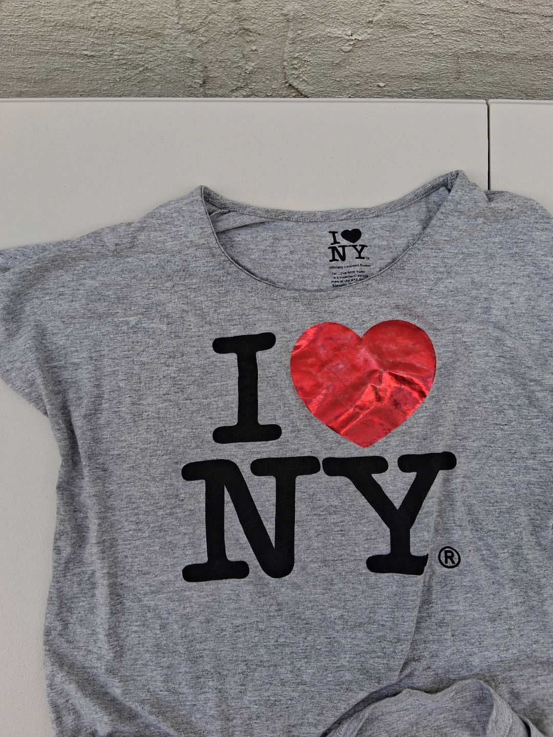 I Love NY Gray T-Shirt
