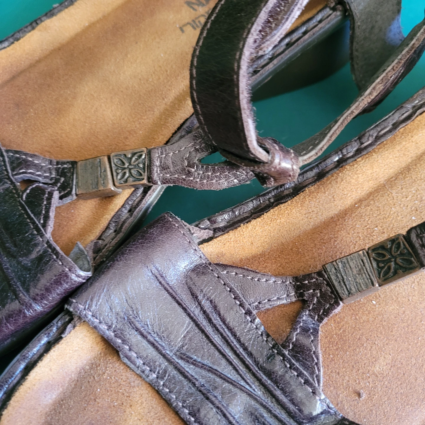 Naot Brown Leather Sandals - photo 5
