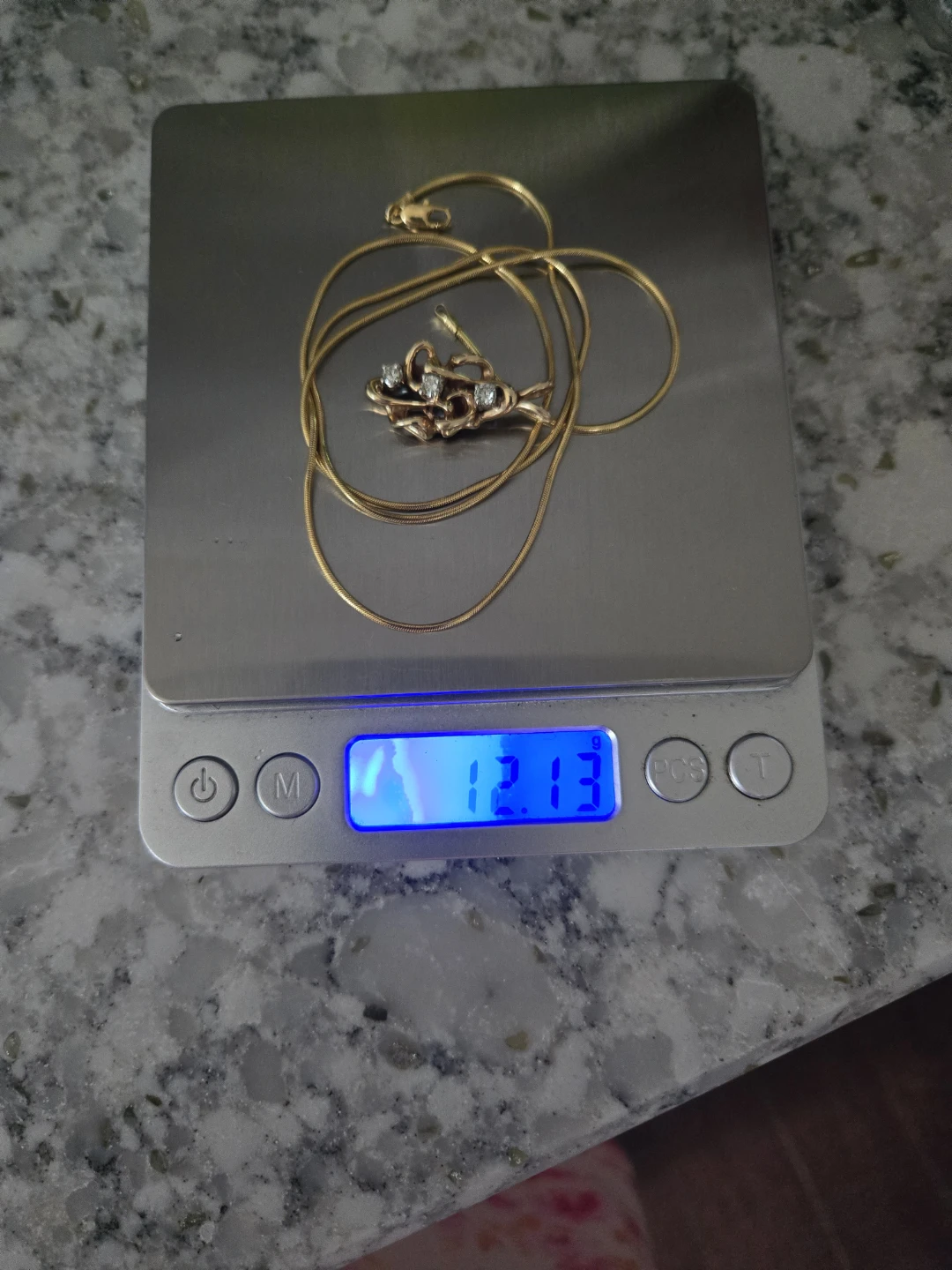 14k Necklace with Decorative Pendant - photo 5