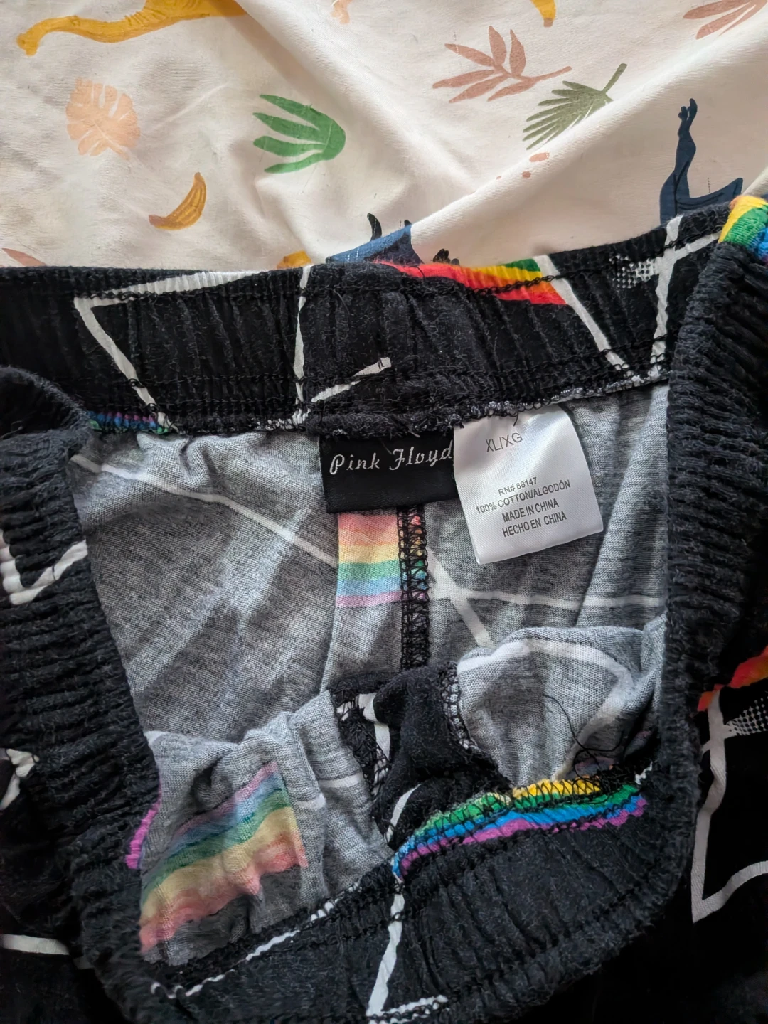 Pink Floyd Dark Side of the Moon Pajama Pants XL - photo 3