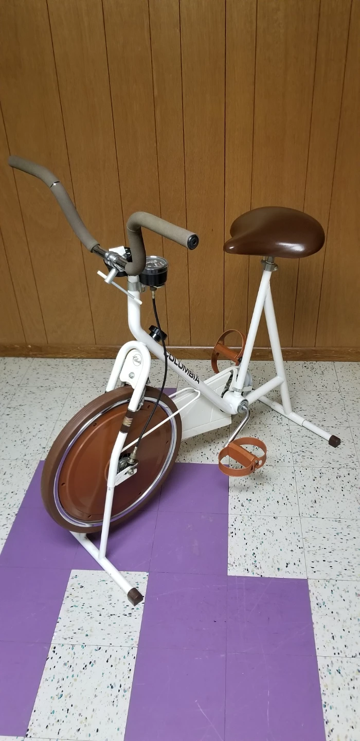 Vintage Columbia Stationary Exercise Bike - photo 2