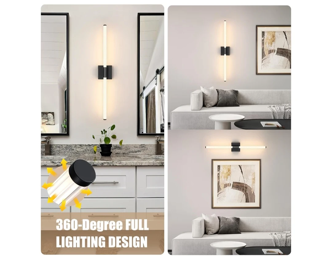 Morauroral Battery Operated Dimmable LED Wall Sconce - photo 5