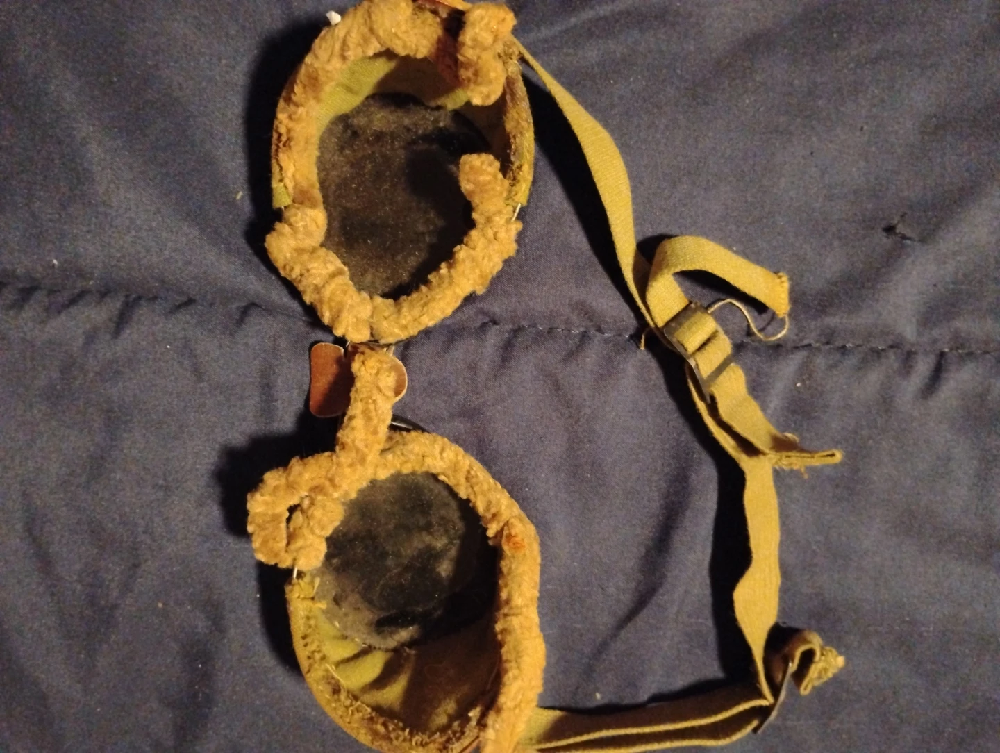 1940s WW2 Vintage Military Aviator Goggles - photo 3