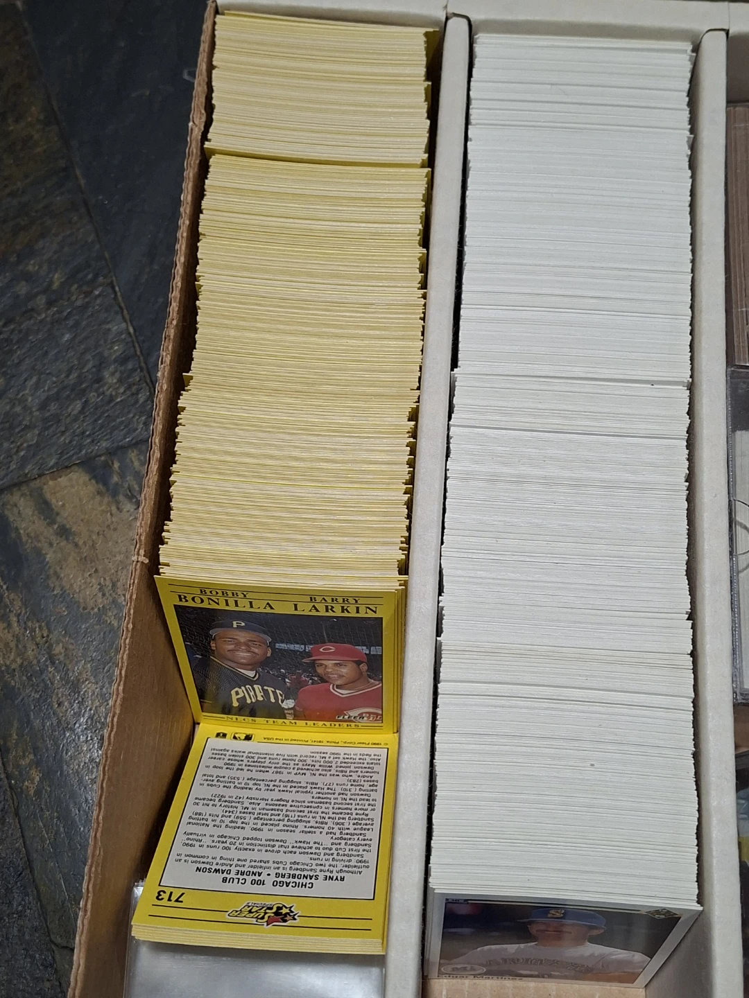 Large Collection of Vintage 1990-1991 Baseball Cards - photo 3
