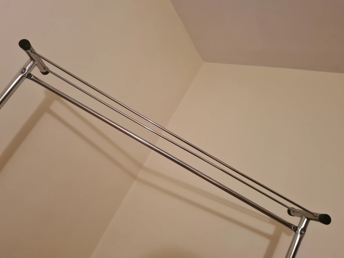 Double Rail Chrome Garment Rack - photo 2