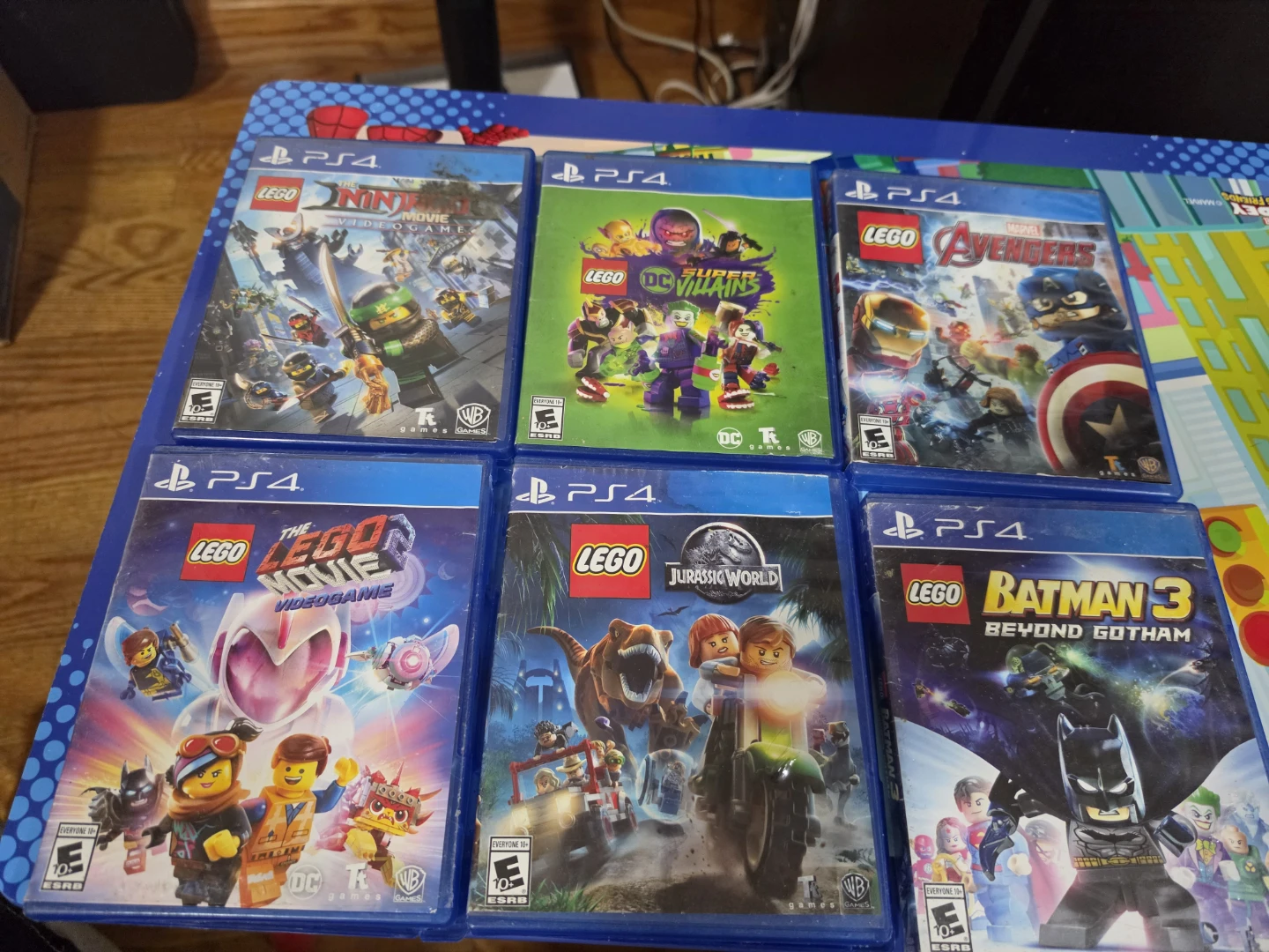 Set of 7 LEGO PS4 Games
