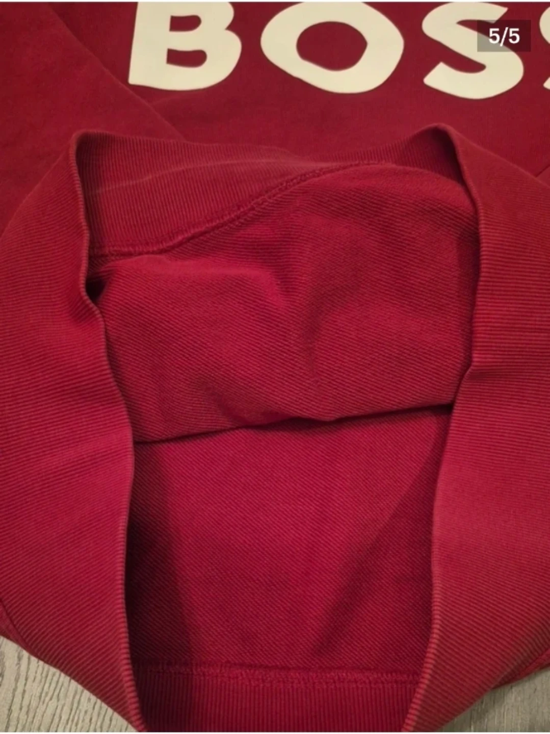 HUGO BOSS Logo Crewneck Sweatshirt -  M Size Long Sleeve - photo 5