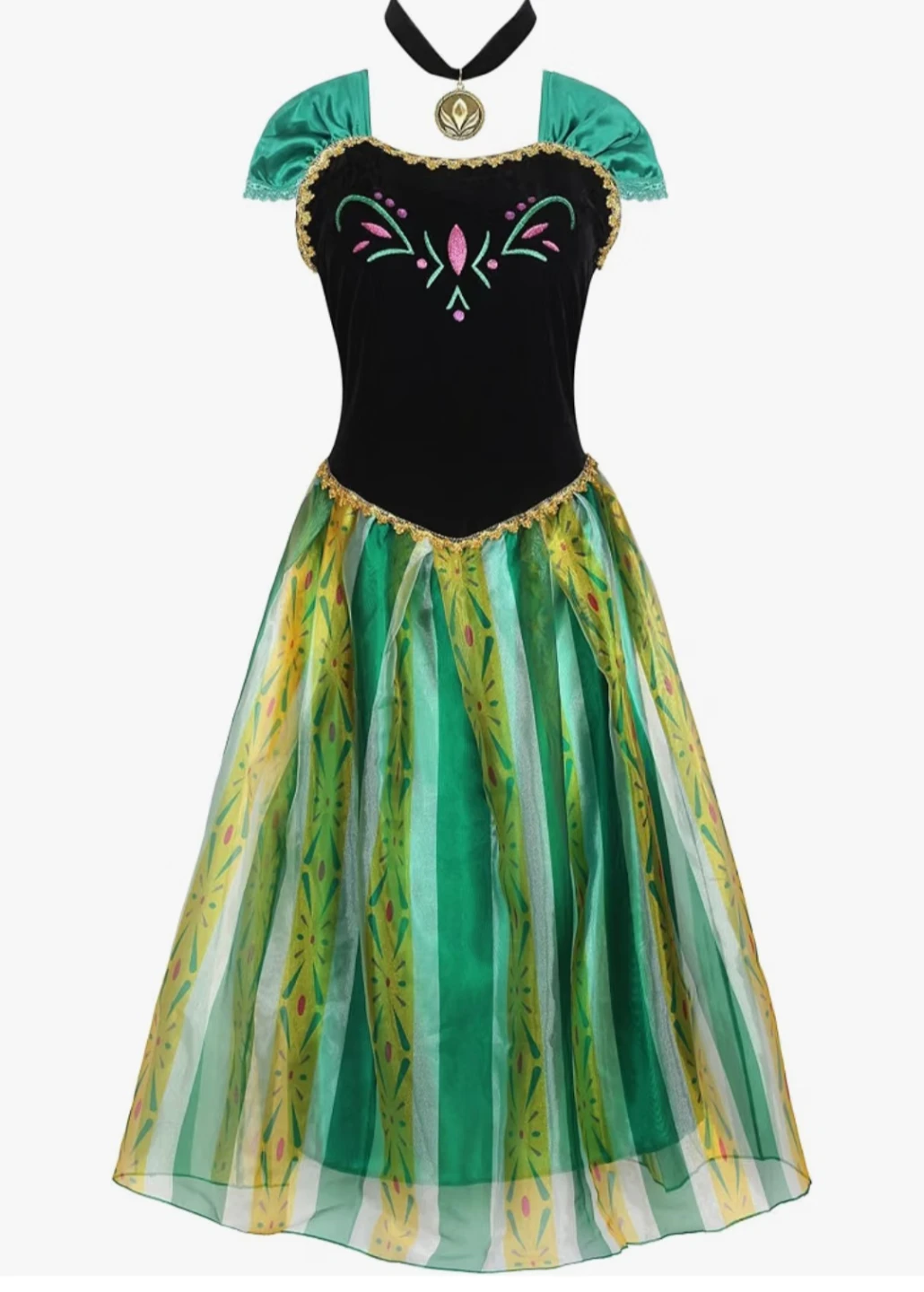 New Adult Small Frozen Anna Costume Dress - photo 2