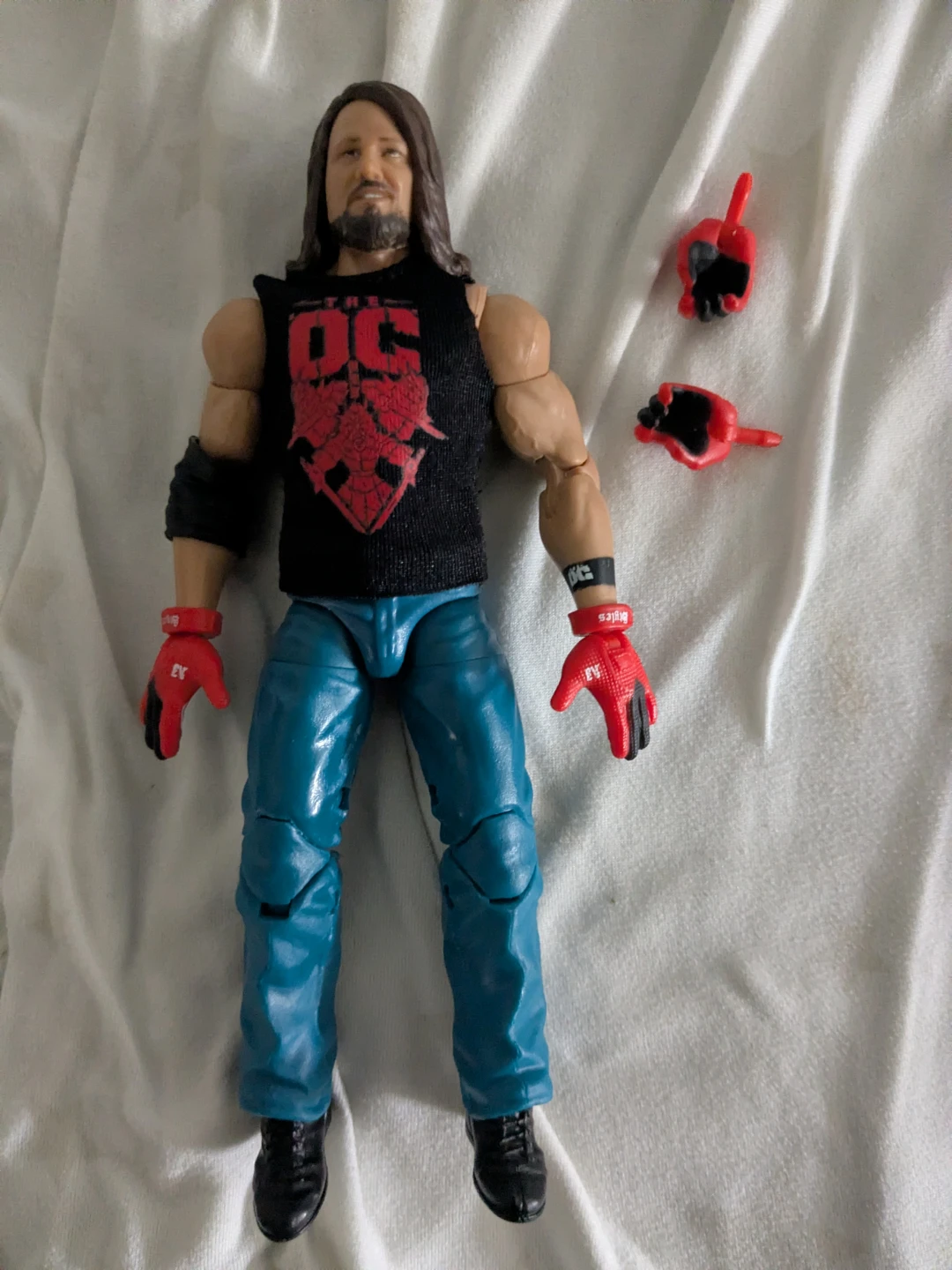 AJ Styles Elite WrestleMania 38 Figure Loose Figure