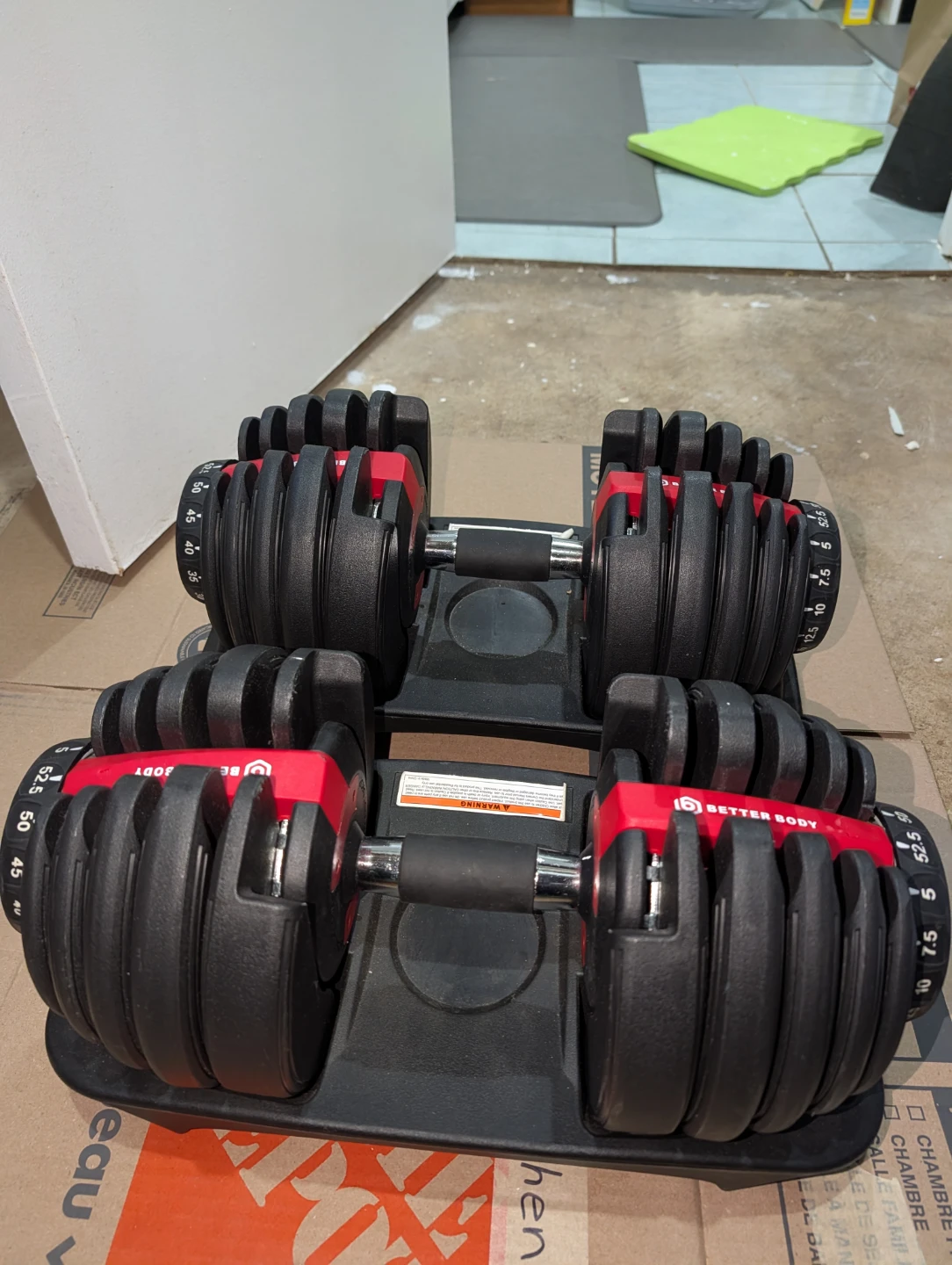 Adjustable Dumbbells Pair (Better Body)