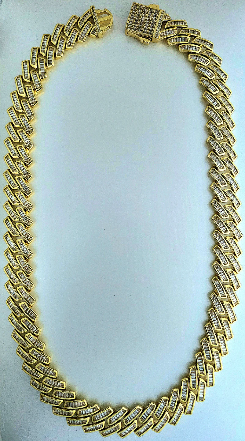 Heavy Cuban Link Chain / 14k / Iced