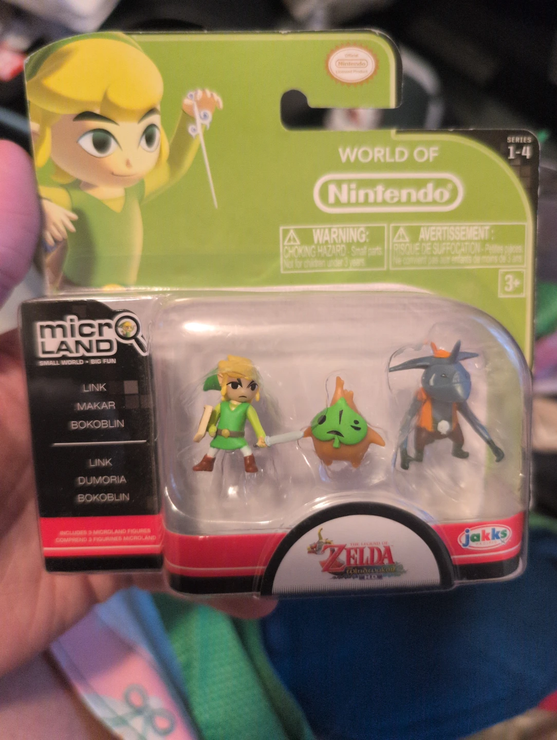 World of Nintendo Microland Legend of Zelda Wind Waker Set
