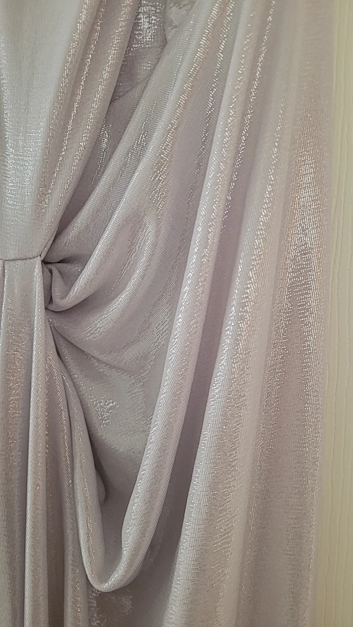 Metallic silver maxi dress - photo 2