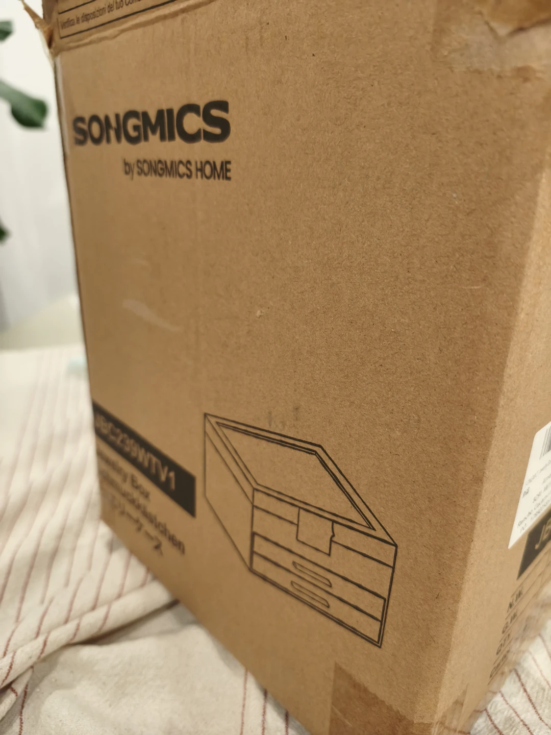 Songmics Jewellery Box White - photo 4