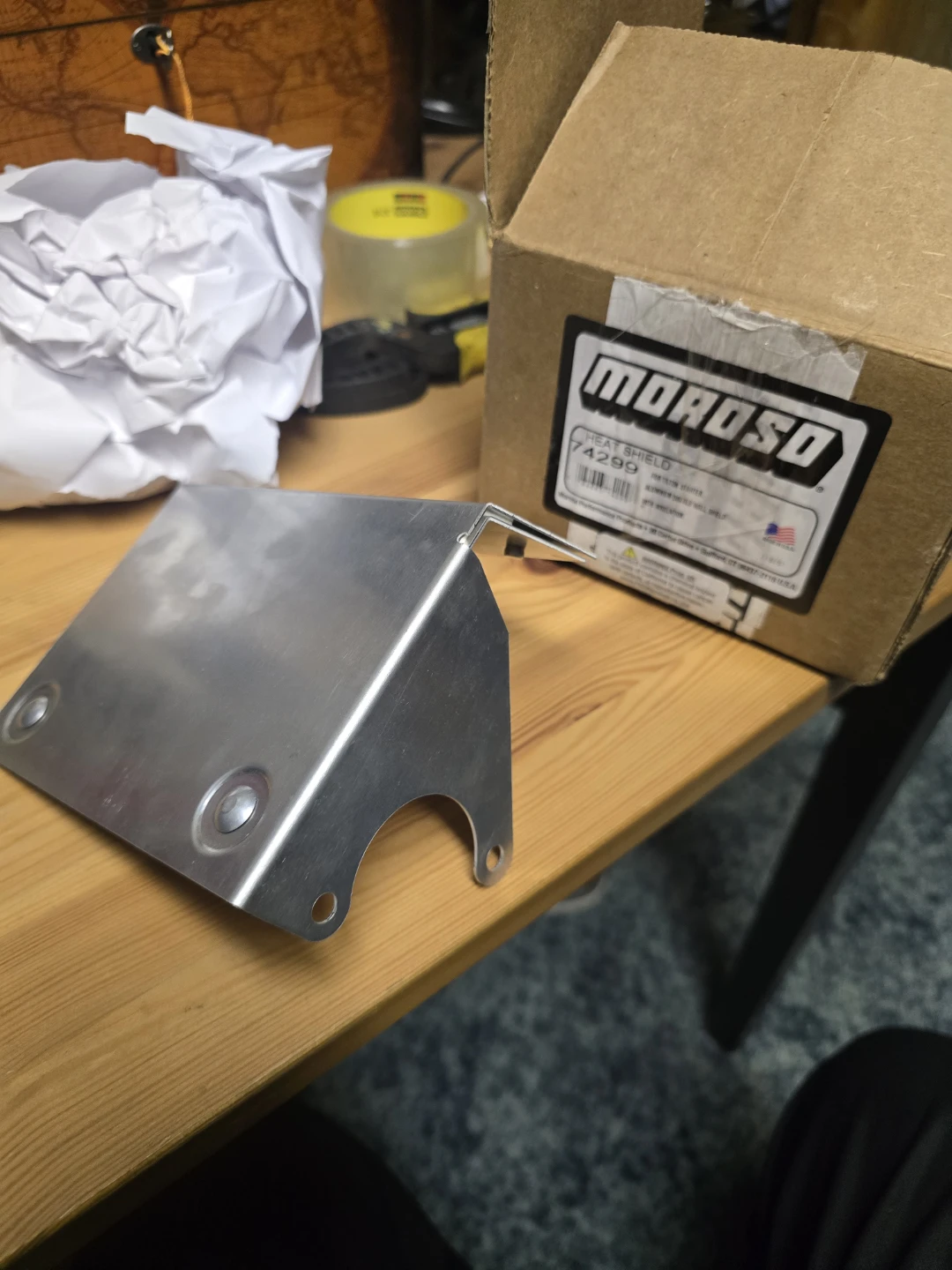 Moroso mini starter heat sheild - photo 2
