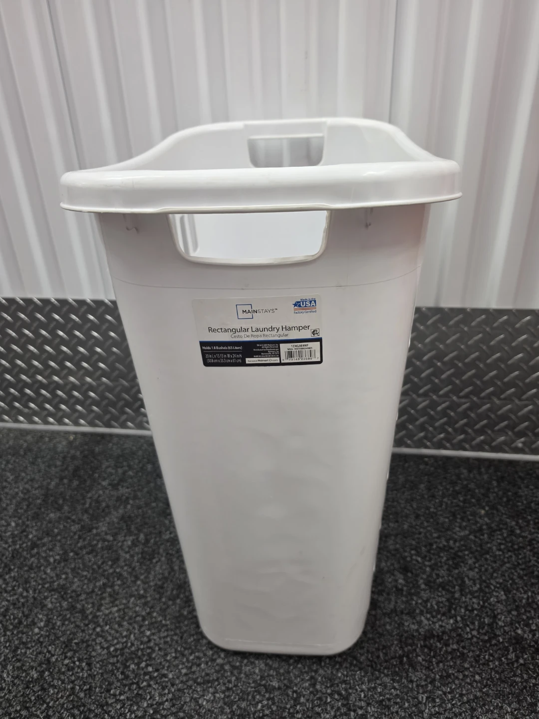 Mainstays Rectangular Laundry Hamper - photo 2