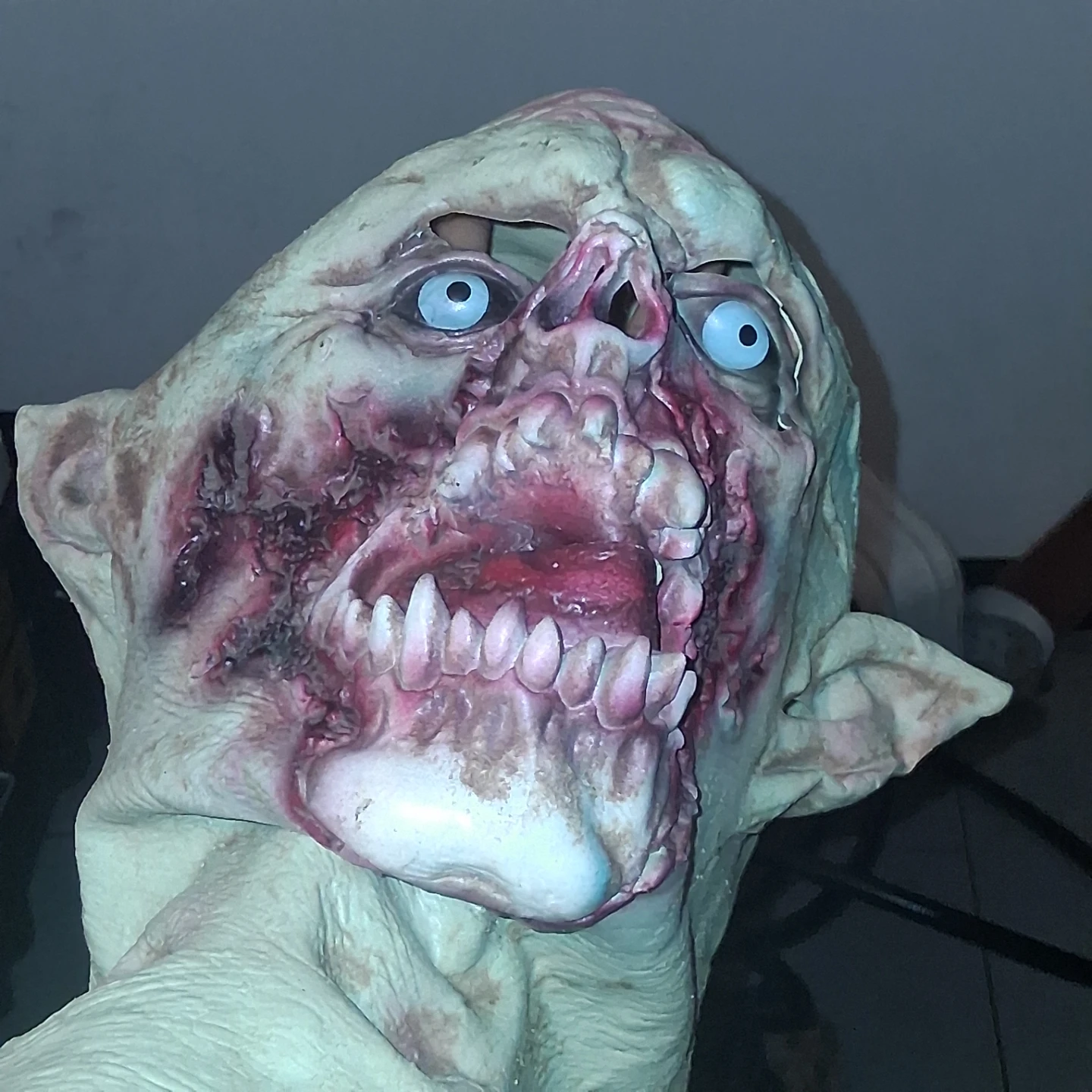 Zombie Monster Halloween Full Head Mask - photo 3