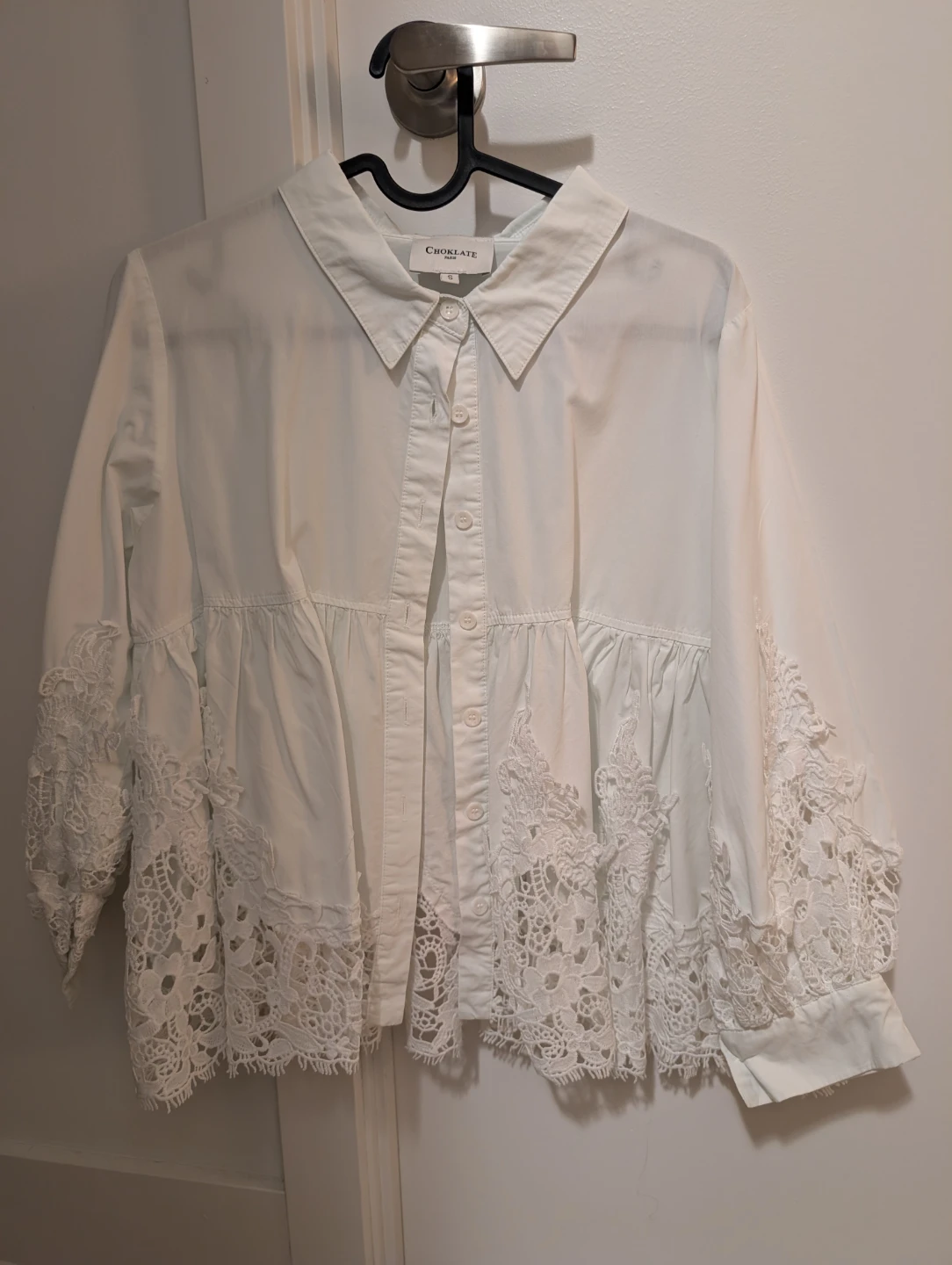 Choklate Paris White Lace Blouse