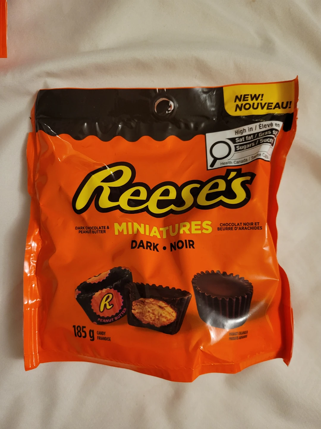 4 Bags of Reese's Dark Chocolate Peanut Butter Miniatures - photo 2