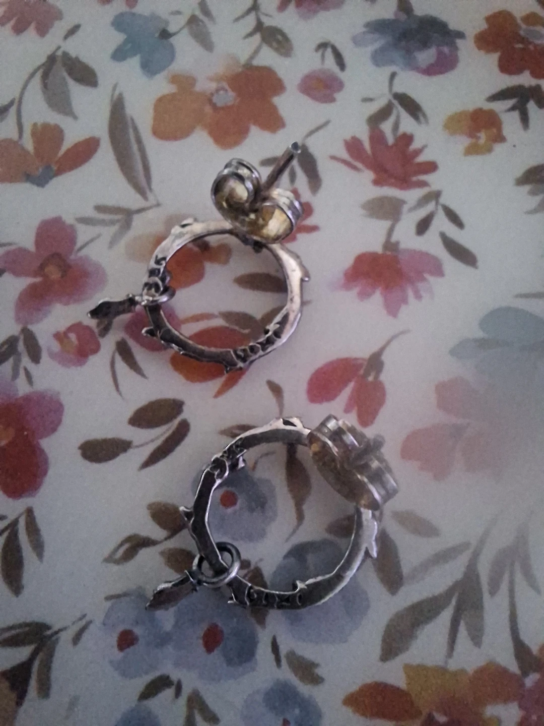 Sterling Silver 925 Silvestre Infinity Thorn Branch Studs - photo 5