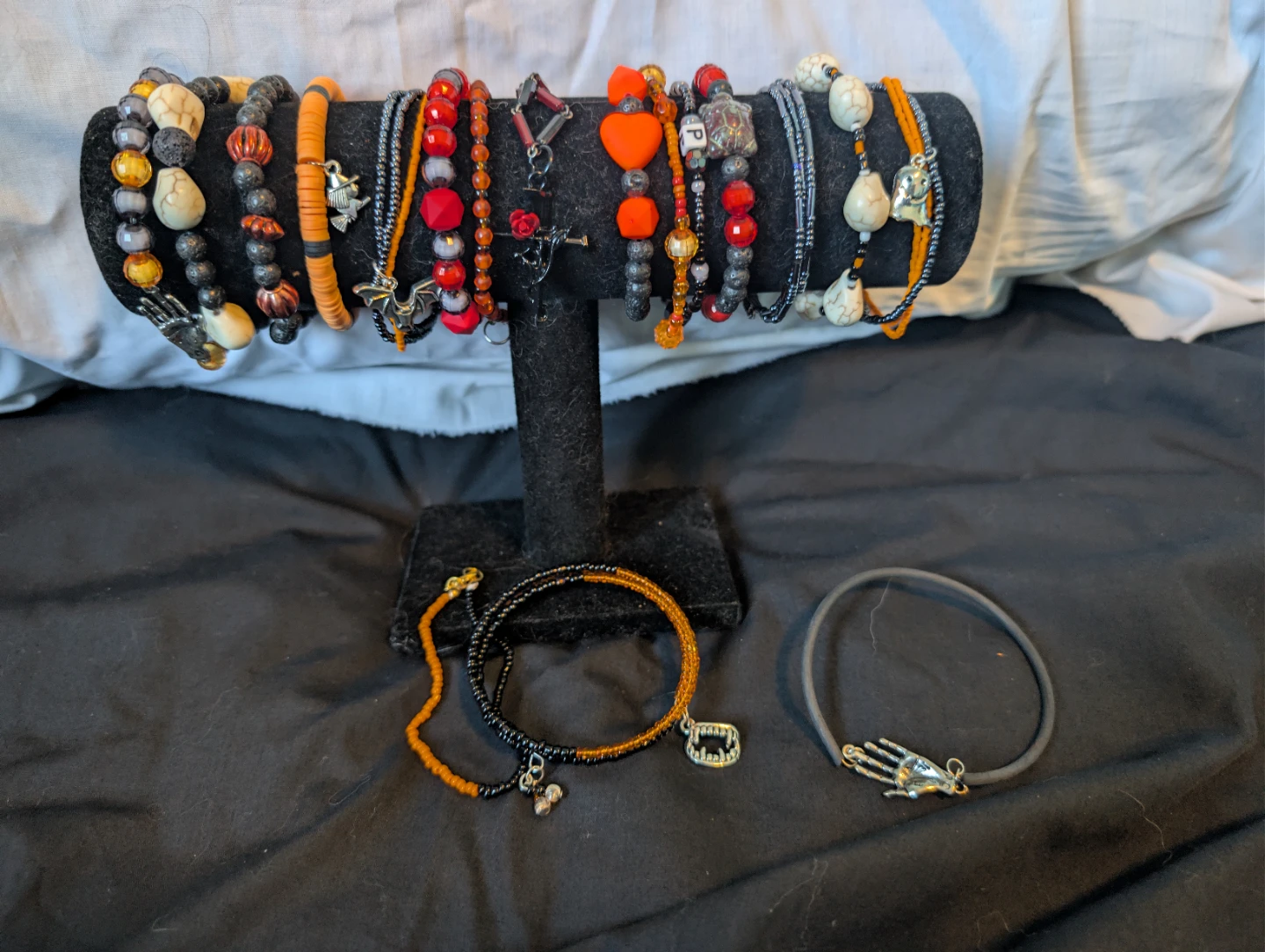 Assorted Halloween and Gothic Style Bracelets