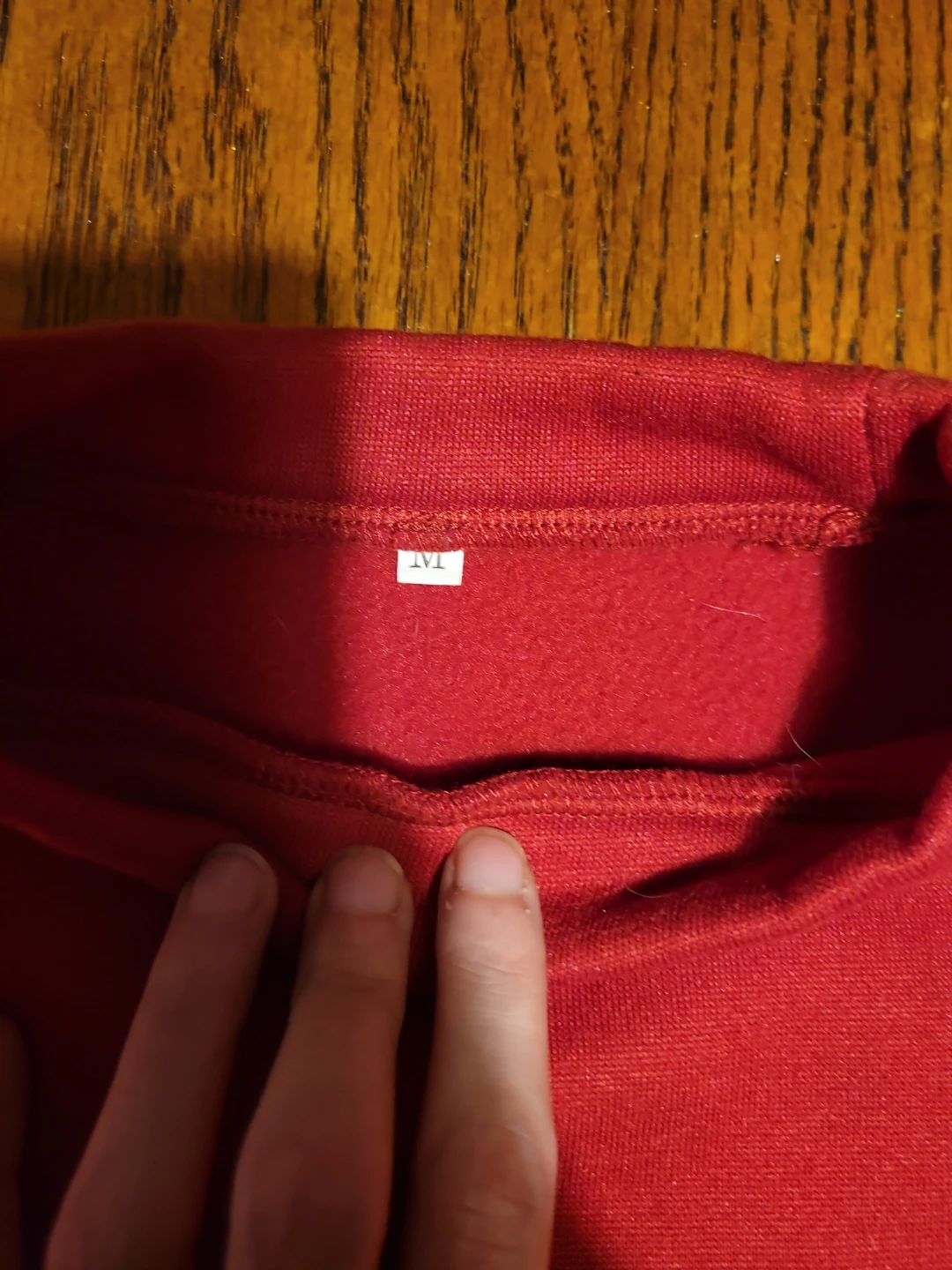 Womens long red sweater - photo 2