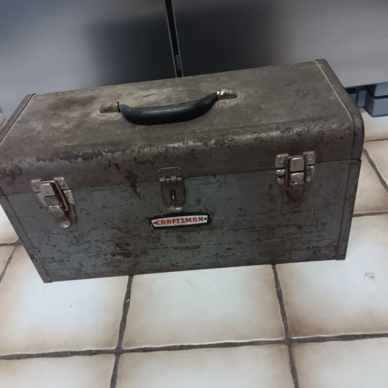 Vintage Craftsman Metal Tool Box