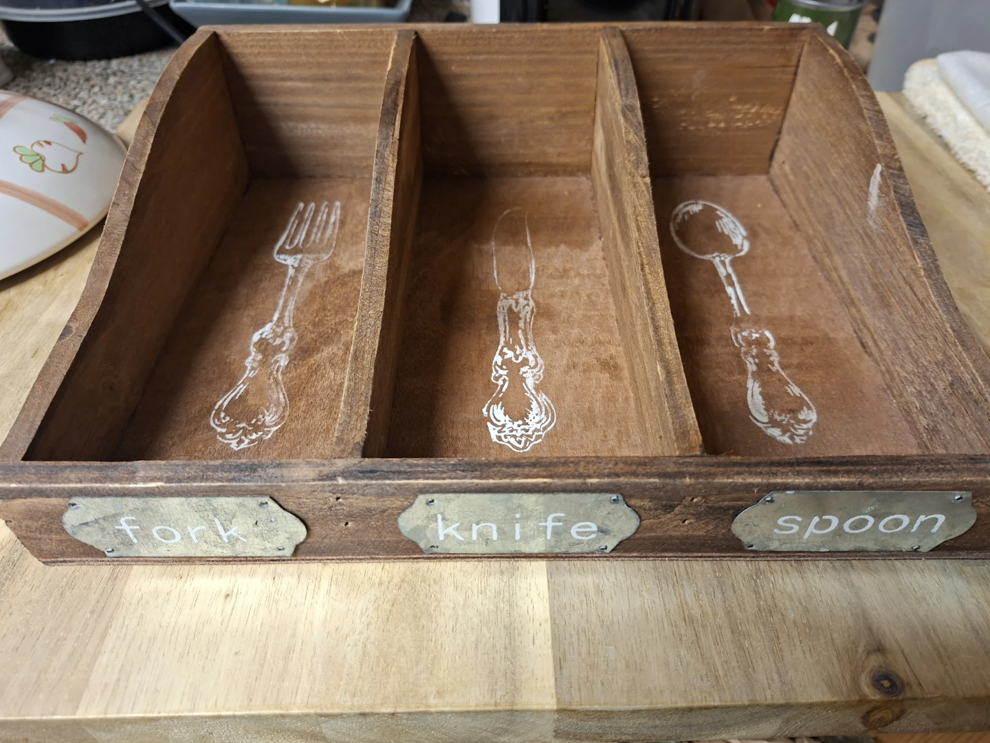Wooden Cutlery Organizer - photo 2
