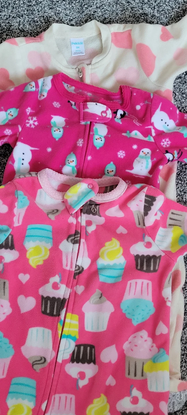 Infant Sleepers 3-Pack  size 9 Months