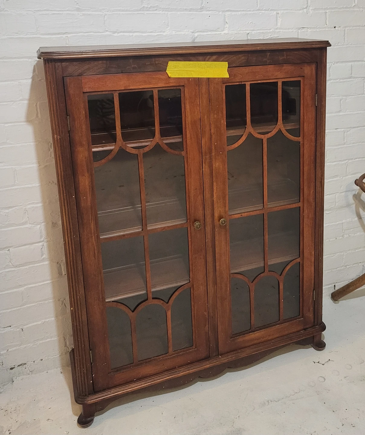 Wooden Display Cabinet with Glass Doors