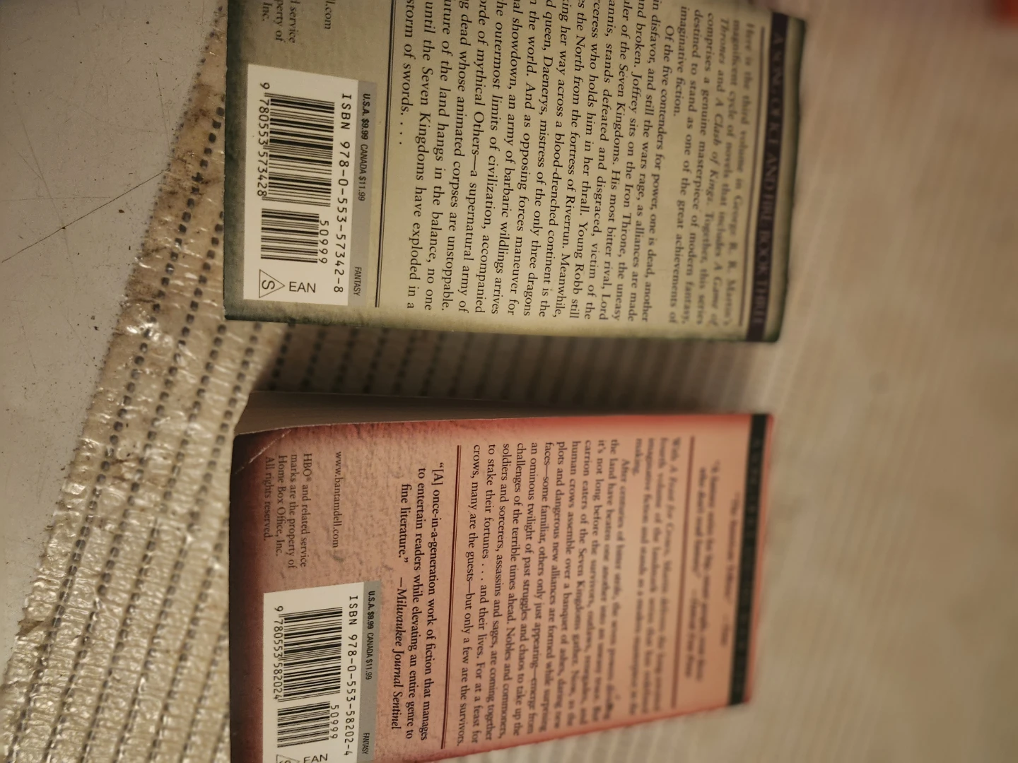 A Storm of Swords and A Feast for Crows by George R.R. Martin - photo 2