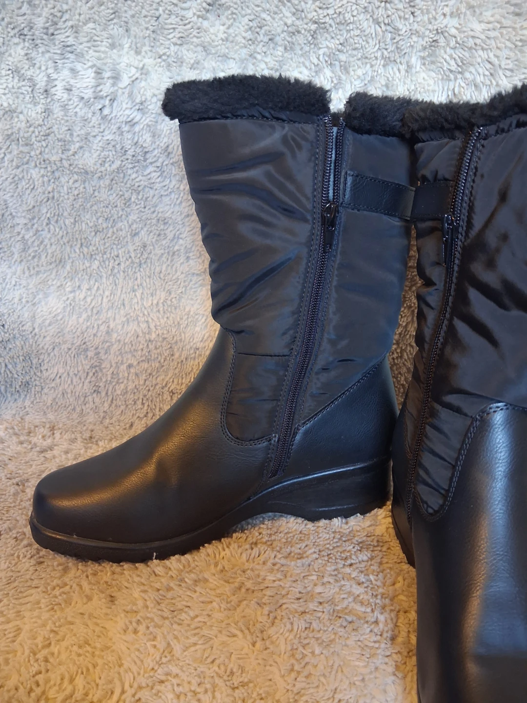 Black Winter Boots - photo 3