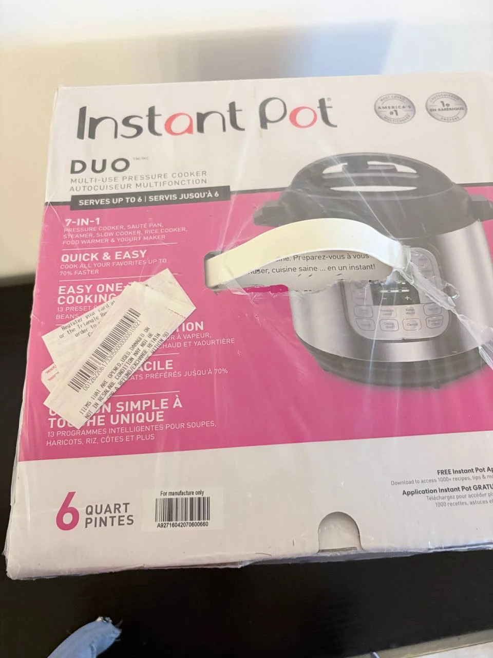 Instant Pot Duo 6-Quart Multi-Use Pressure Cooker New - photo 2