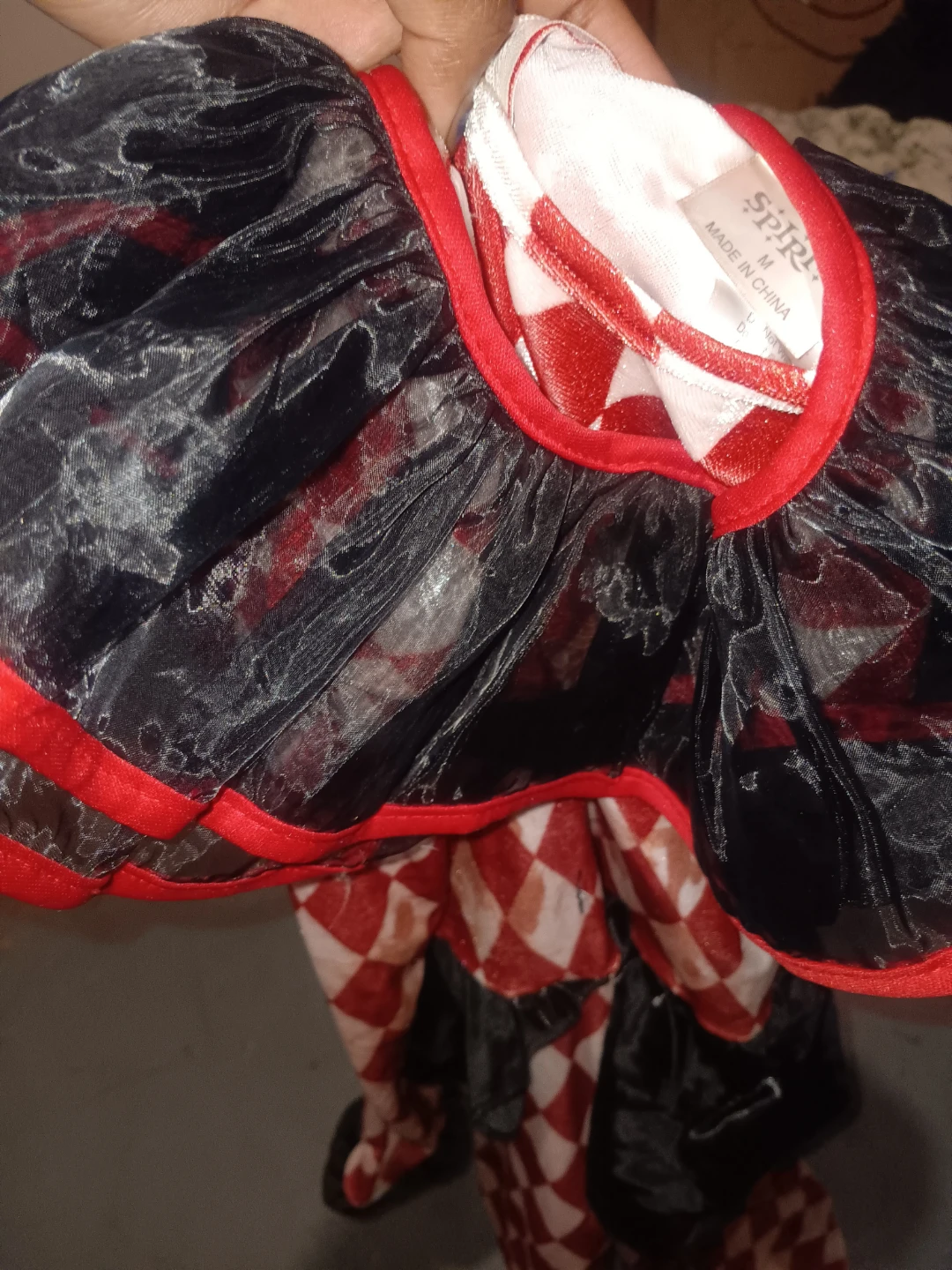 Spirit Halloween Harlequin Jester Costume - Size M - photo 4