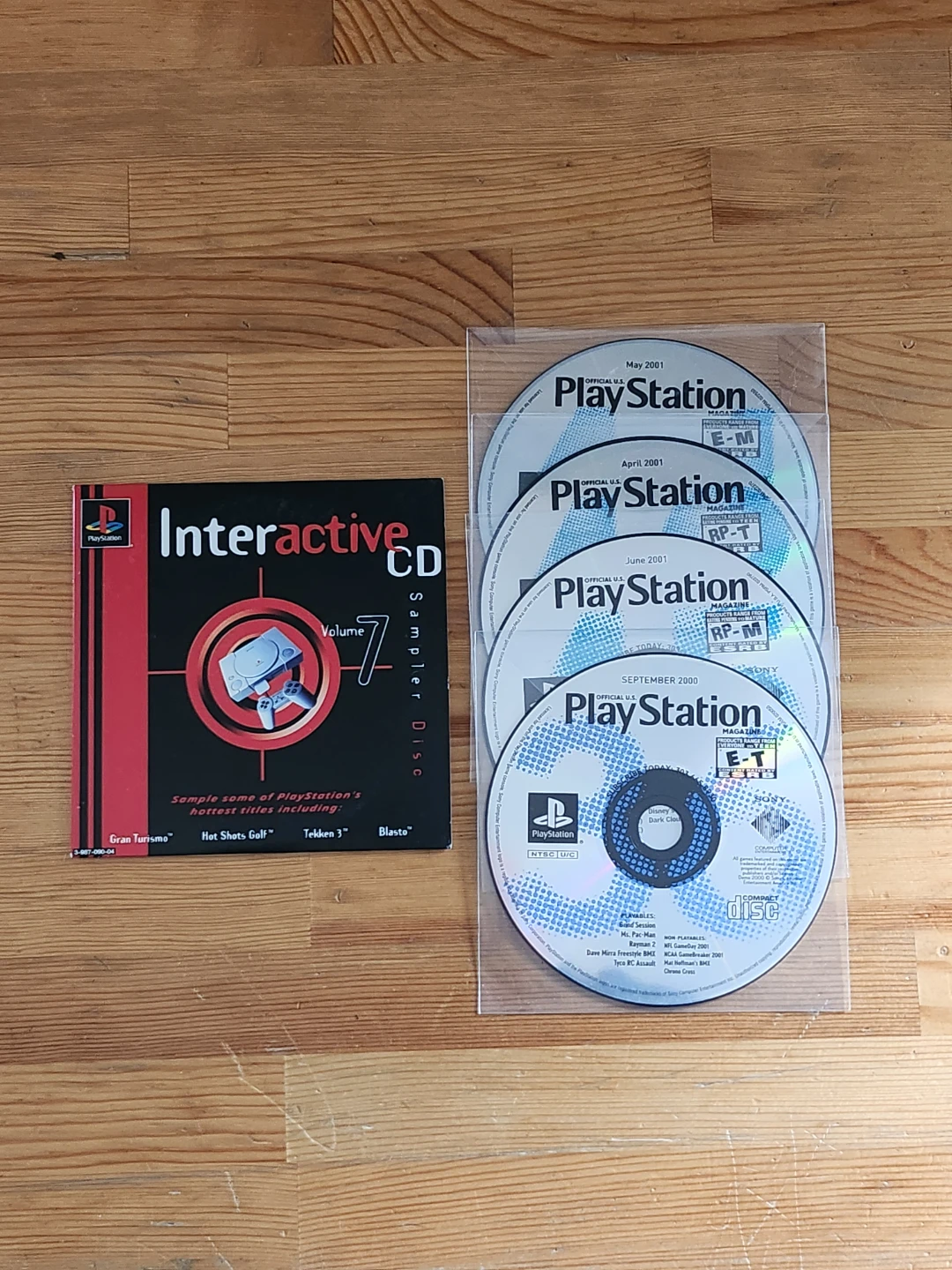 PlayStation Demo Discs PSX/PS- (5 discs)