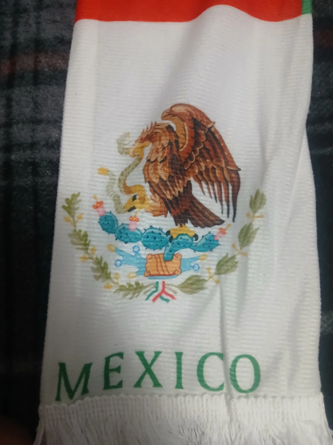 Mexico National Flag Soccer Scarf - photo 2