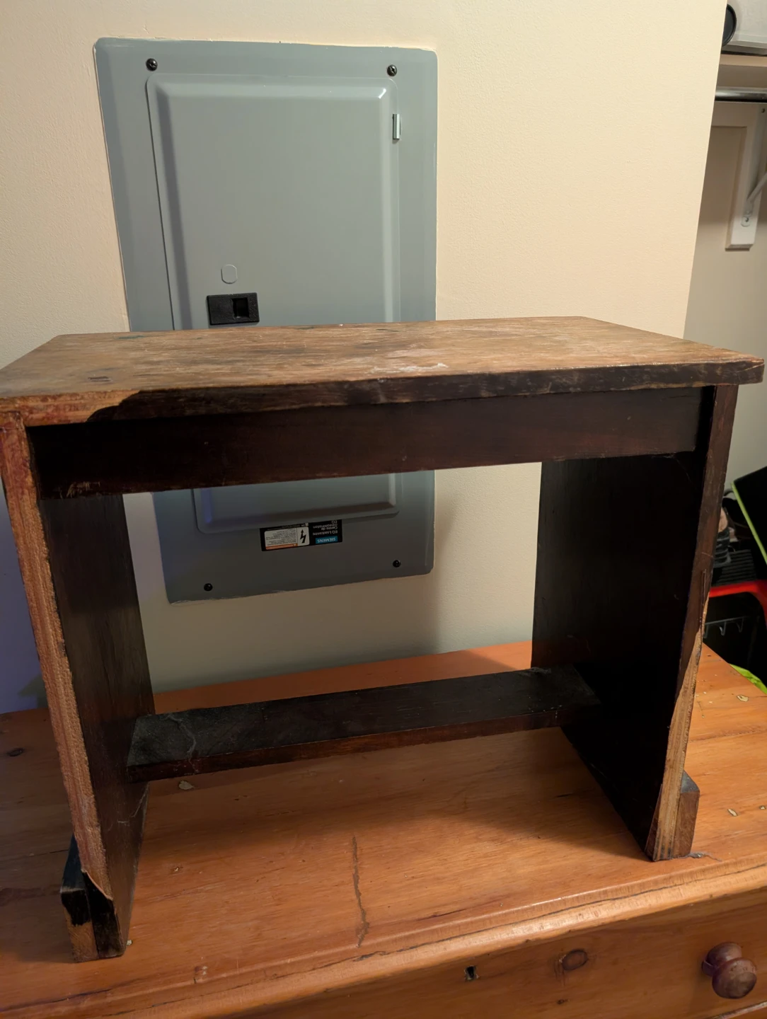 Wooden stool