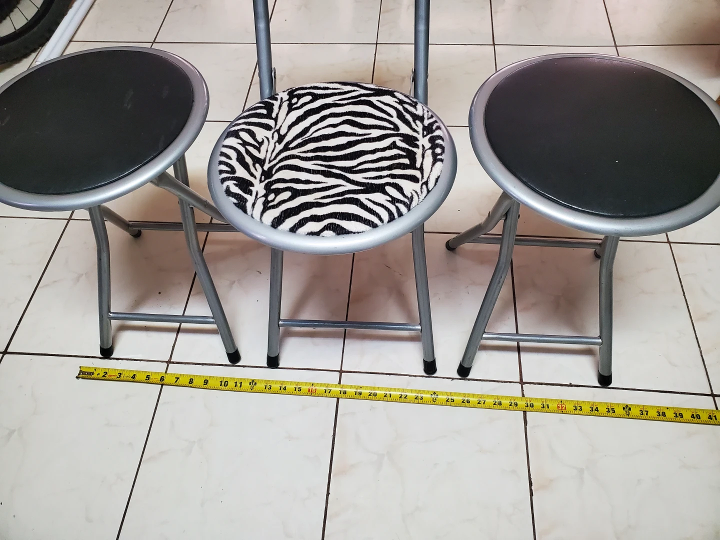 Set of 3 Folding Chairs - photo 5