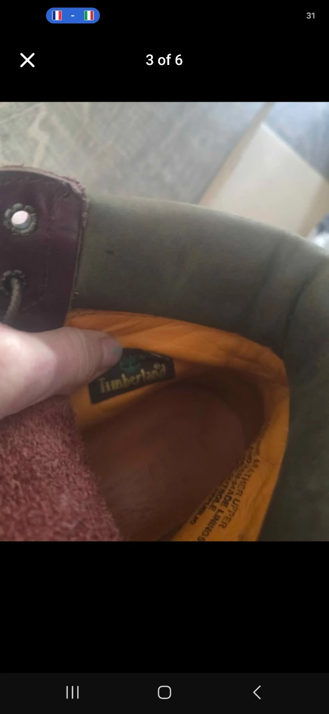 Timberland Leather Boots, Size 9