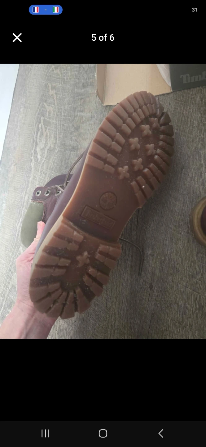 Timberland Leather Boots, Size 9 - photo 3