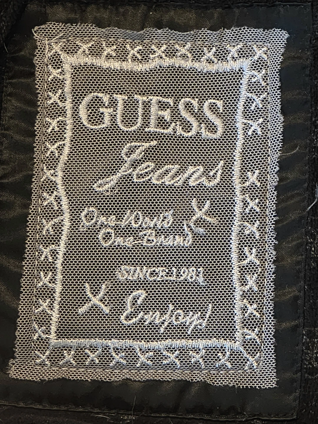 Guess Jeans Black Puffer Jacket with Faux Fur Hood - photo 4